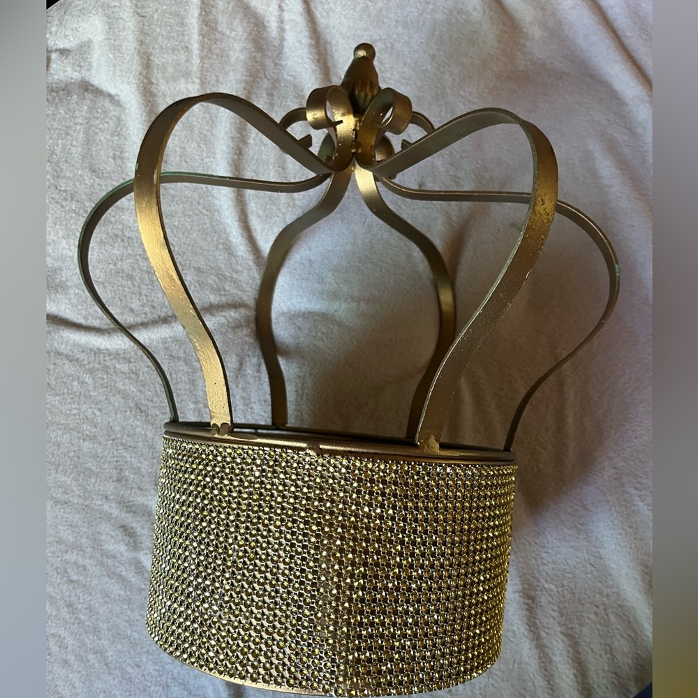 Gold Crown Shaped Decorative Piece